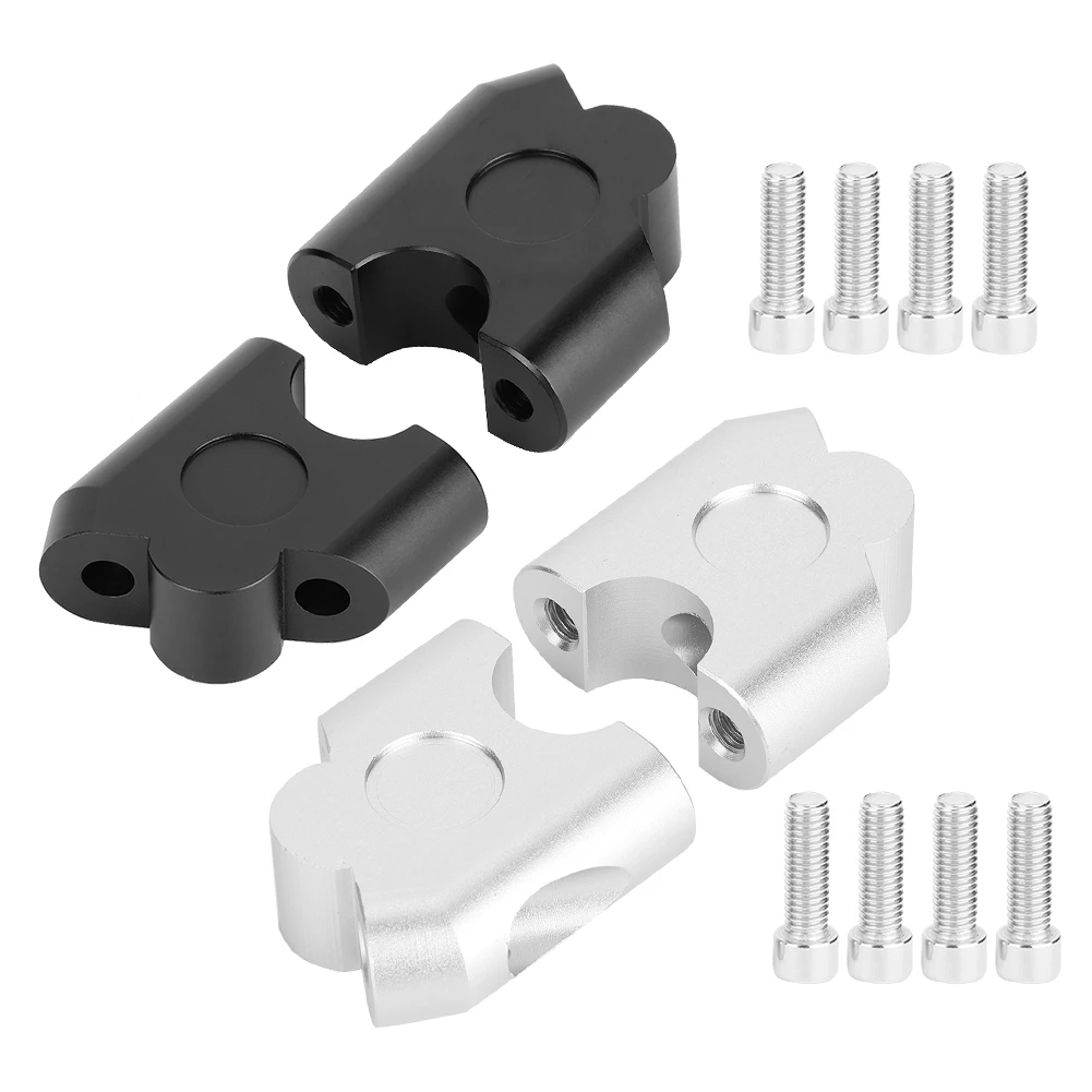 22mm Universal Motorcycle Handle Bar Riser Handlebar Clamp Move Mount Adapter CNC Aluminum Alloy Motorcycles Accessories