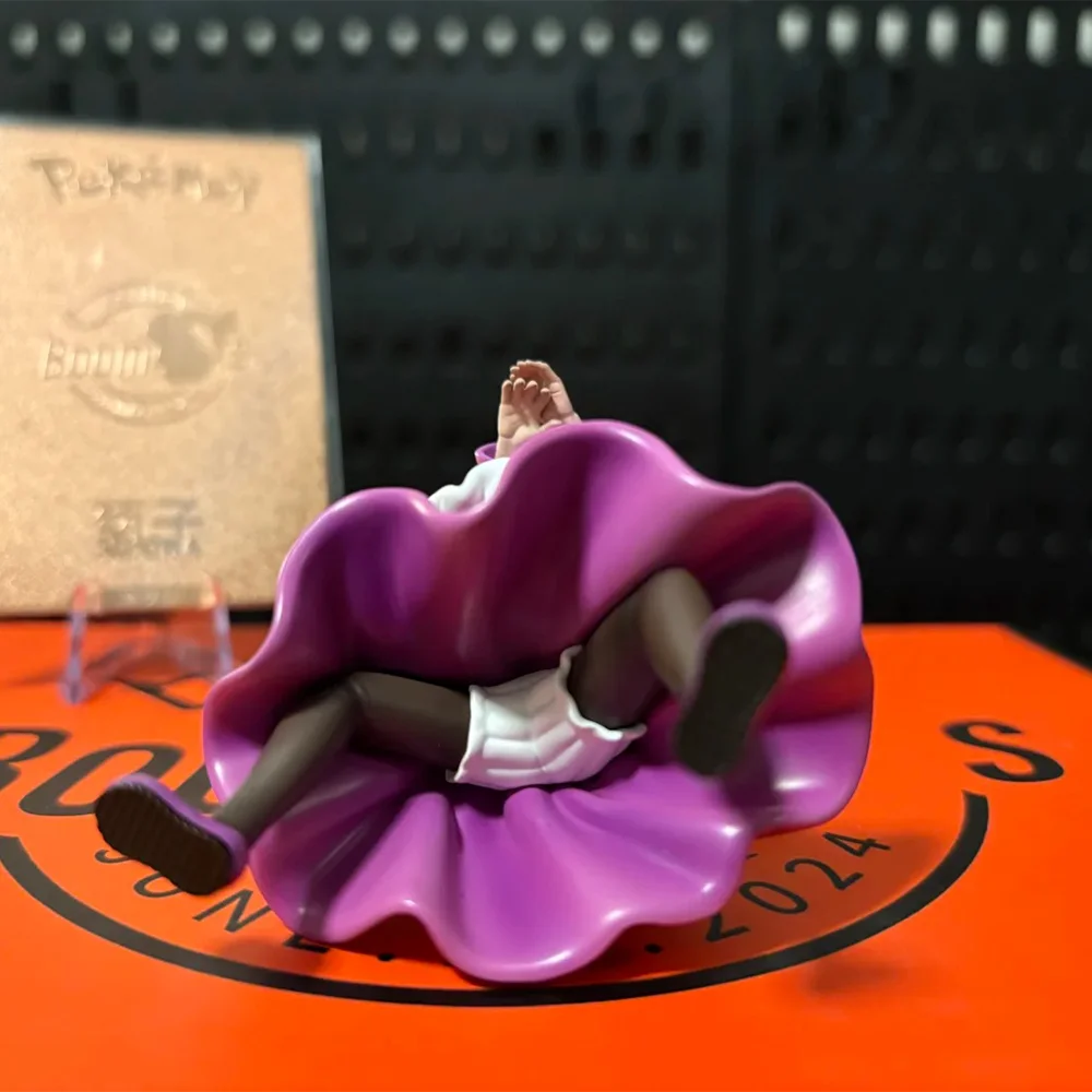 Pokemon anime figura boom agatha figura de ação kikuko figura 1/20 escala modelo colecionável ornamentos de mesa brinquedo presente surpresa