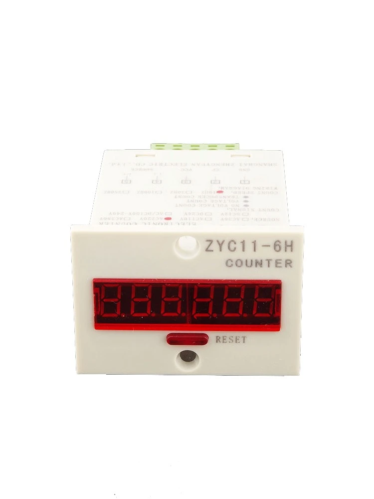 Digital Display Preset Accumulation Counter ZYC11-6H DHC11J BHC11J HHJ3 JDM11-6H