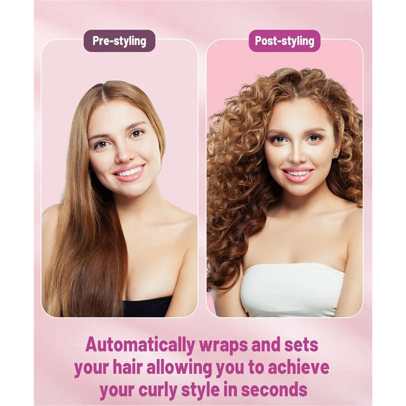 مرفق براميل طويلة من مكواة تجعيد وبراميل طويلة مخروطية الشكل لدايسون Airwrap HS01 HS05 HS08 أداة تجعيد دوران مزدوجة