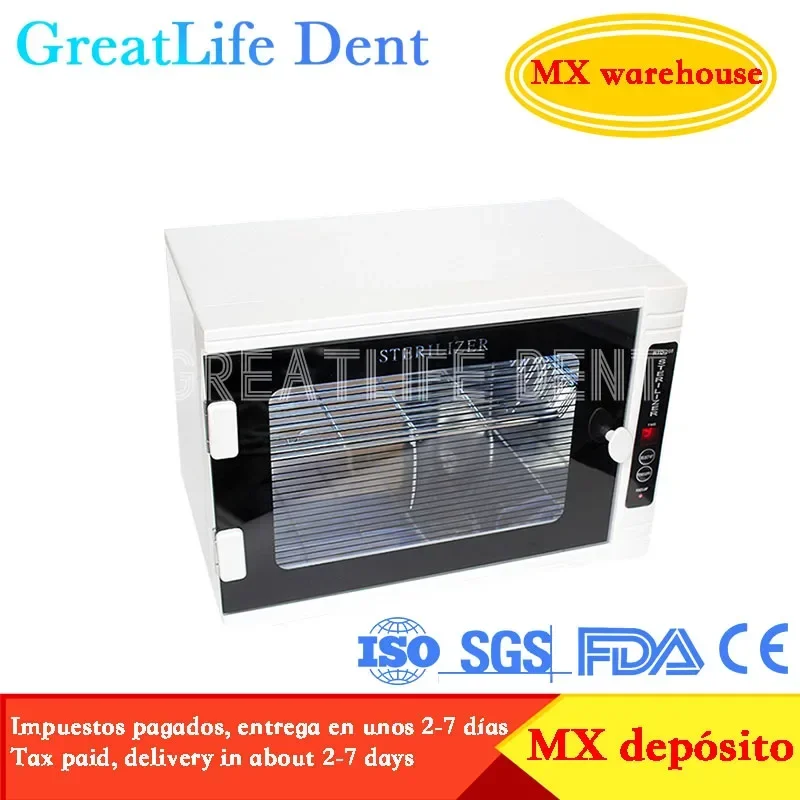 GreatLife Dent Manicure Nail Salon Scissors Professional 12L Salon Ozone Disinfection Cabinet Dental UV Sterilizer Cabinet