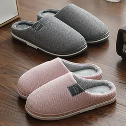 Home Fuzzy Slipper Women Winter Fur Warm Plush Non Slip Grip Indoor Lazy Soft Female Thermal Floor Shoe Flat Plus Size Male Men