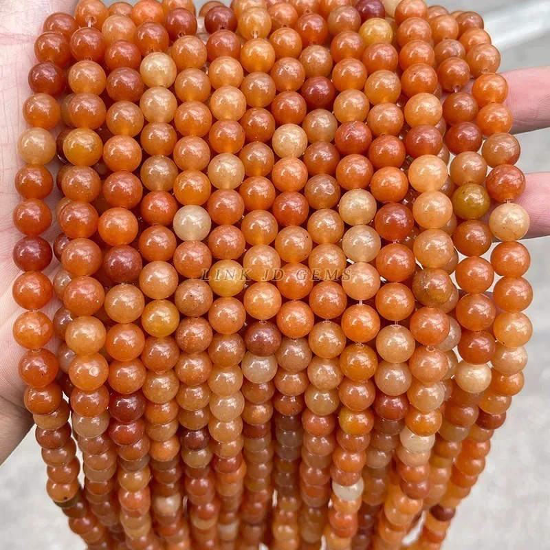 Natural Stone Red Aventurine Beads Loose 15\