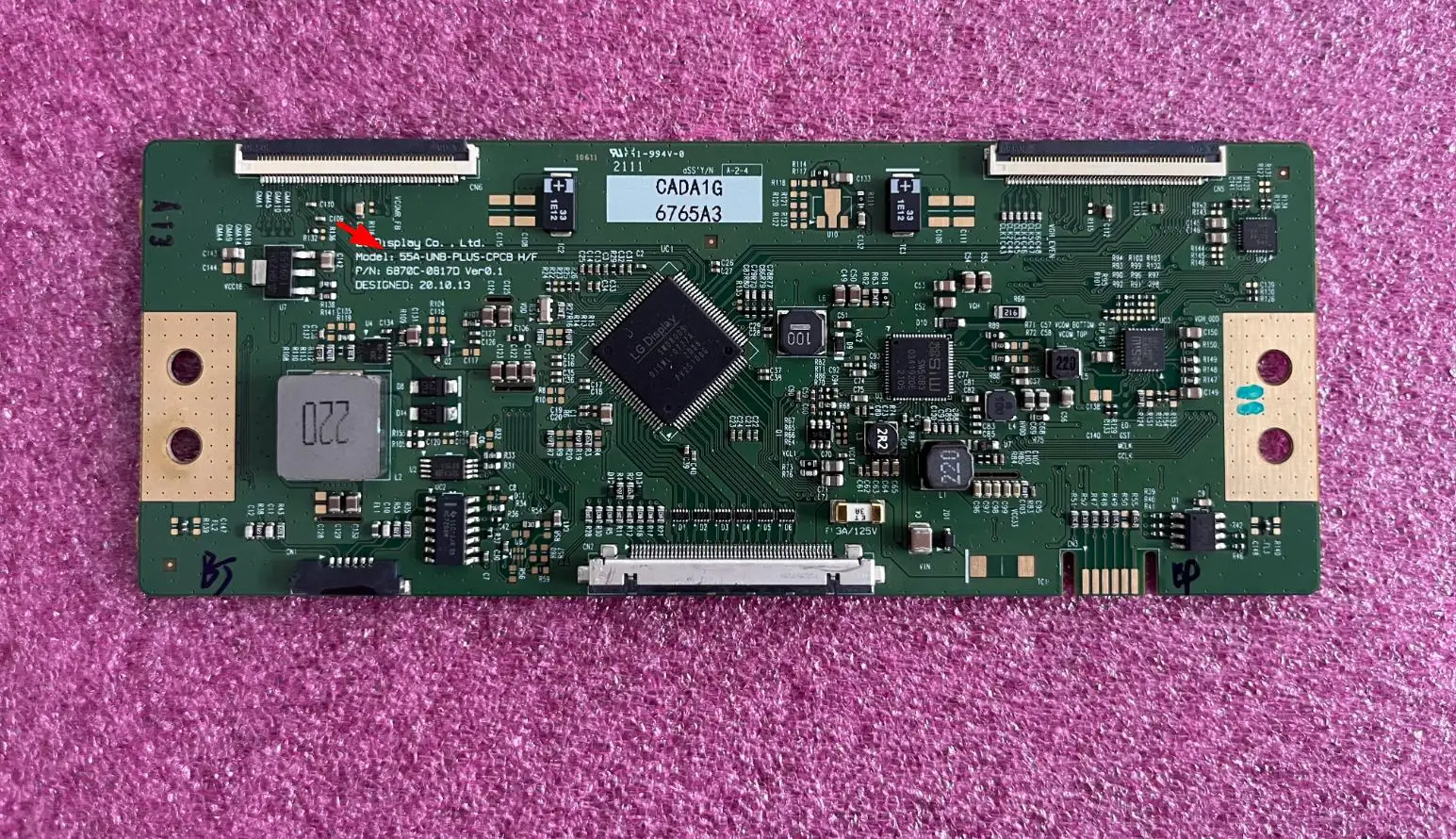 6870C-0817A 6870C-0817B 1 T CON LOGIC  board for  55UNB-PLUS