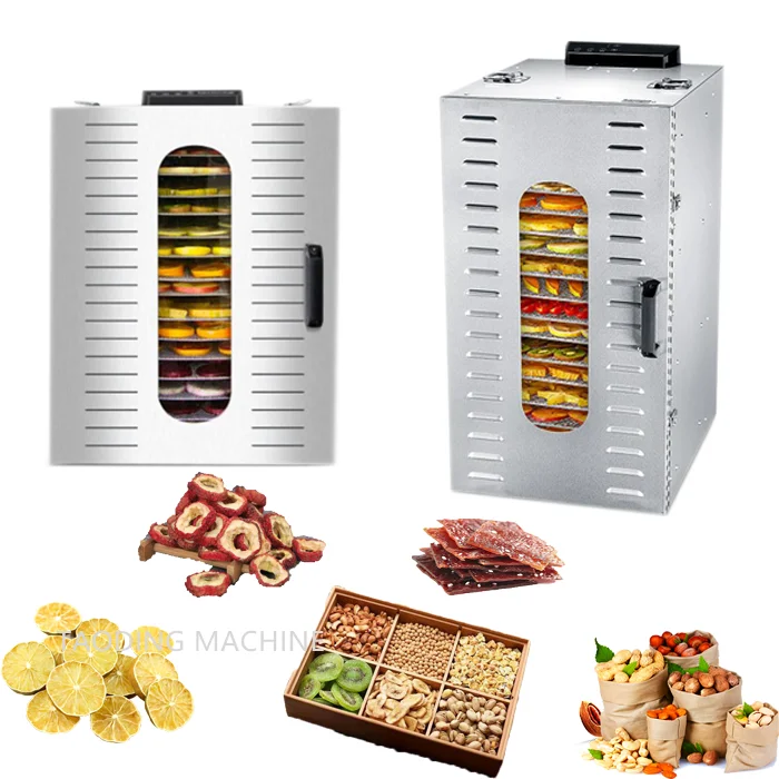 

New Design 18 Trays Dehydrator Fruit Vegetable Drying Machine Beef Jerky Meat Food Dryer Dehydrator Drying Machine