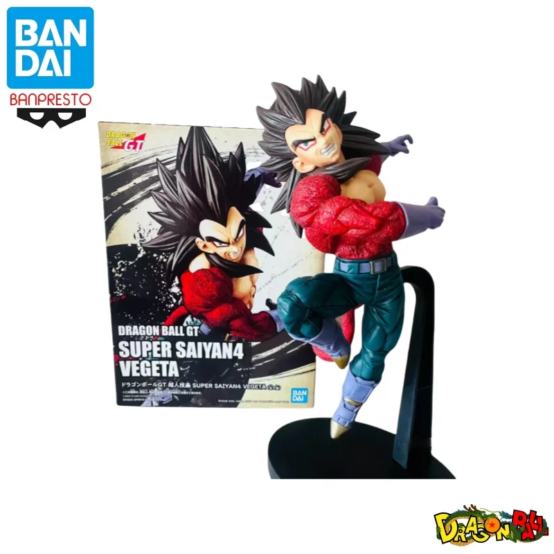 

Bandai оригинал в наличии Banpresto Dragon Ball GT персонажи аниме Super Saiyan 4, Vegeta IV, экшн-фигурка, модель гаража, кукла