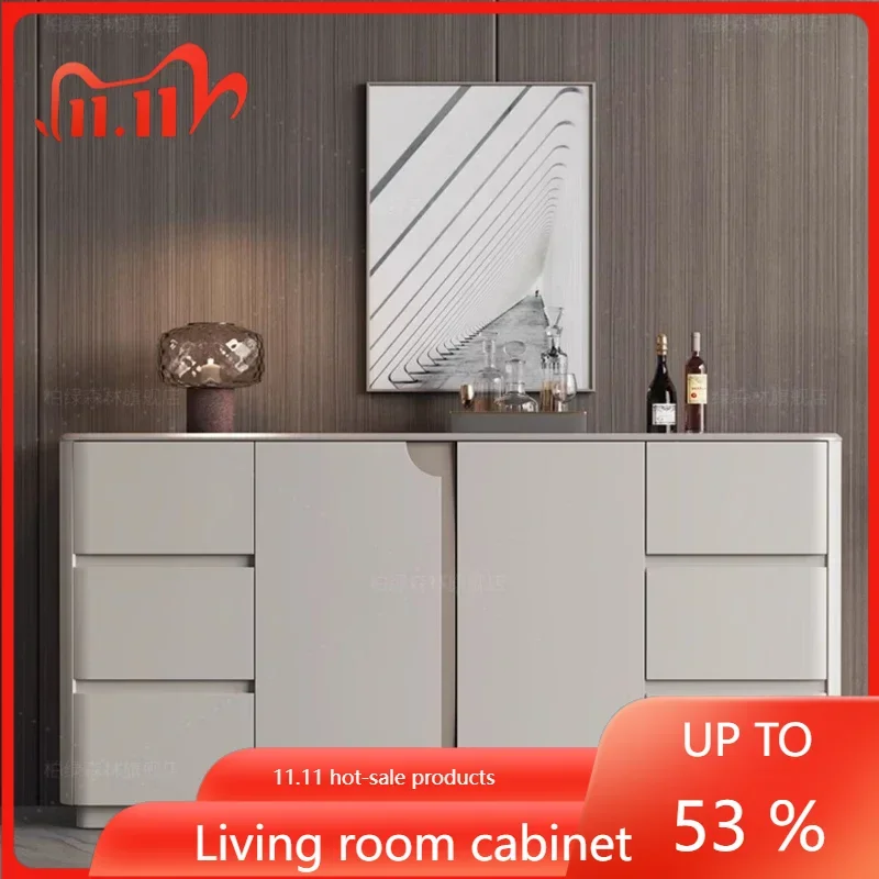 

storage door nordic cabinets luxury minimalist open Display cabinets ultra thin sideboard armoire de rangement home furniture