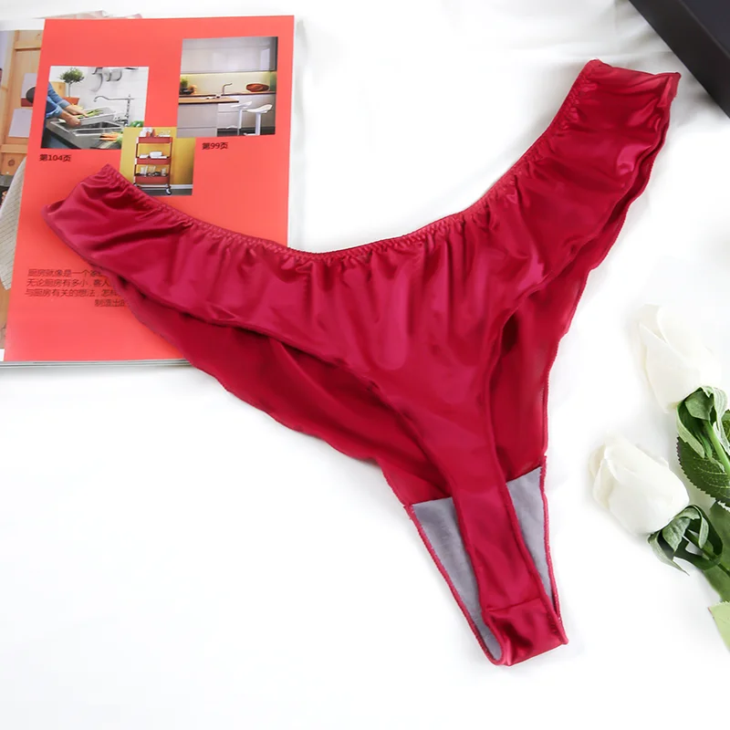 Ropa interior Sexy para mujer, Tanga rosa, bragas sexuales para niñas, lencería femenina, bragas íntimas, calzoncillos calientes, 1 unidad