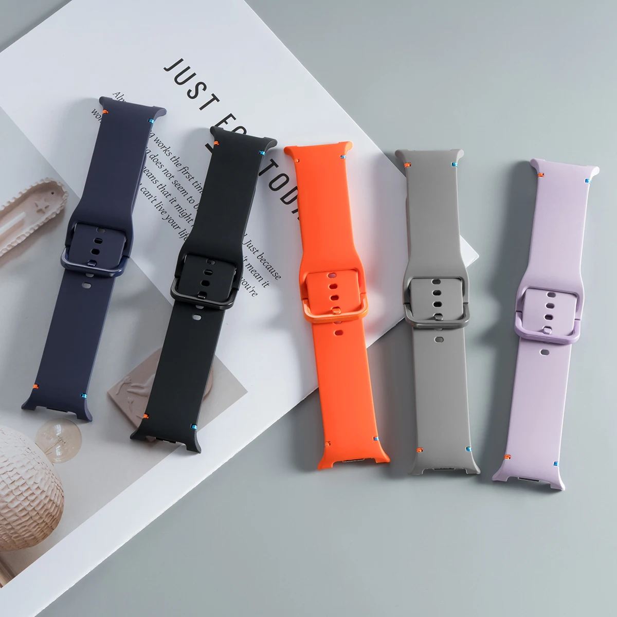 Силиконовый ремешок для Samsung Galaxy Watch 8, 40 мм, 44 мм/8, классический браслет, мягкий ремешок из ТПУ, браслет для часов 8 ремешков