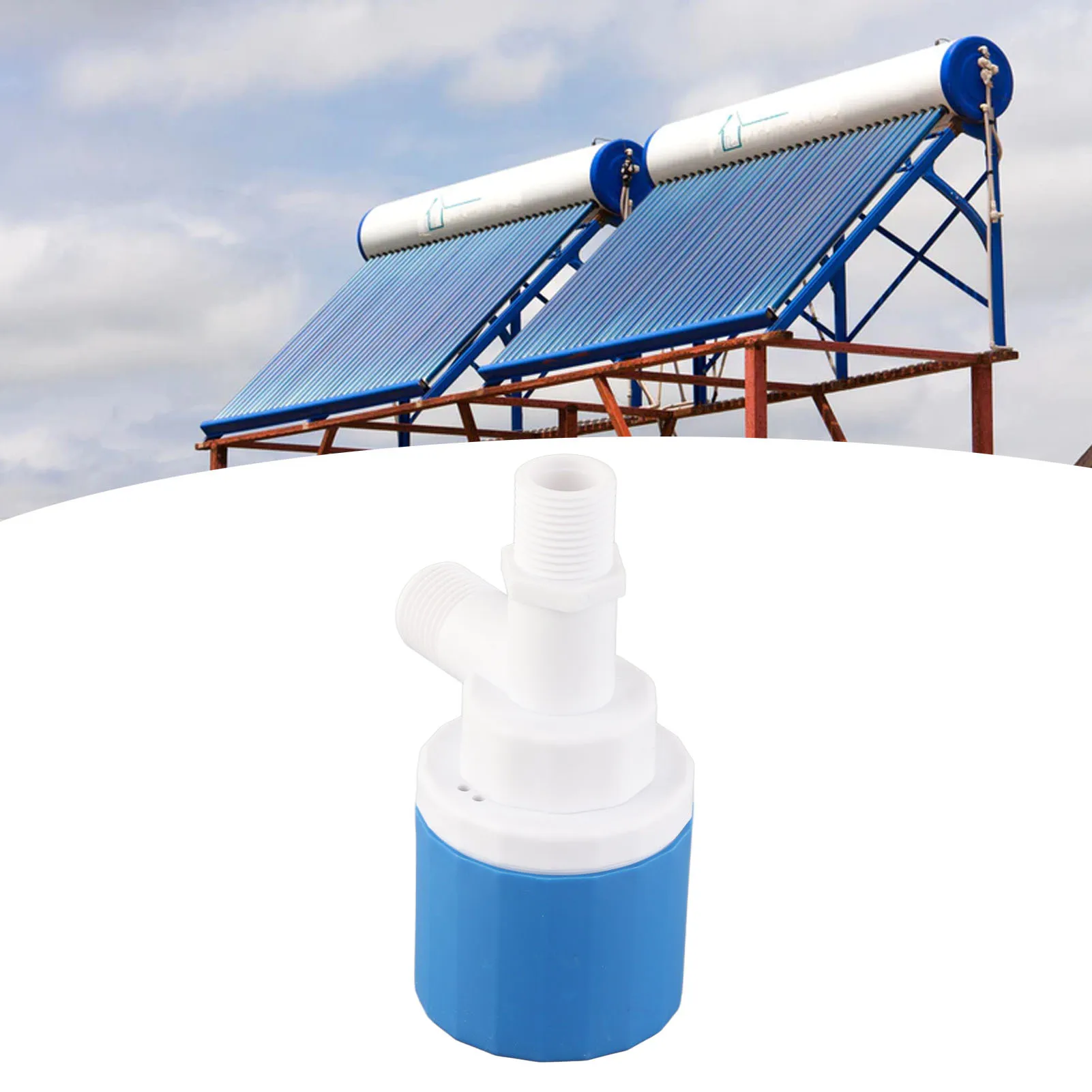 ZK40 Automatic Float Valve Inside Type Nylon Safe Water Level Control Valve for Solar Water Heaters 1/2in