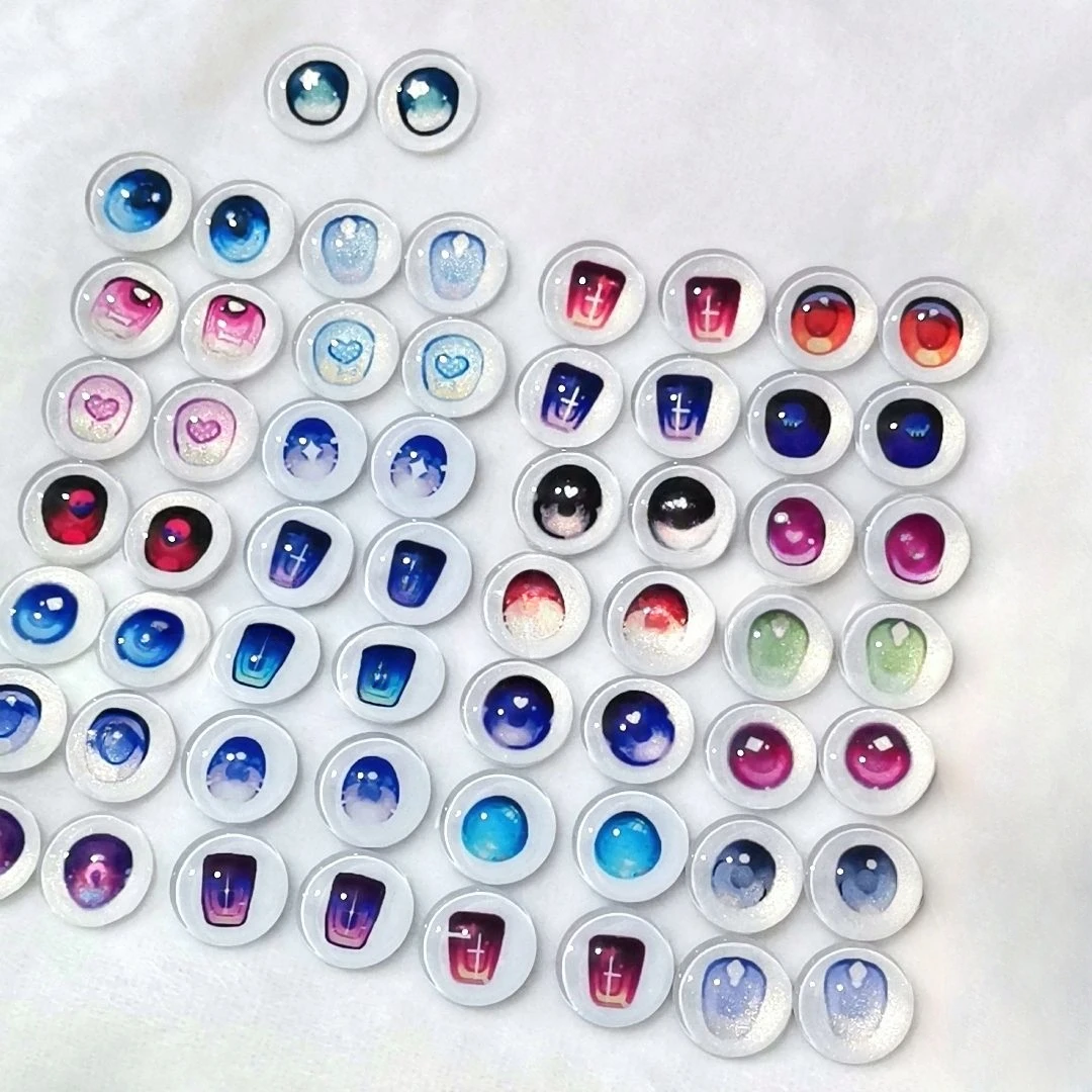

10/12/14/16/18/20mm Doll's Eyes (Random Sending) for 1/3 1/4 1/6 Bjd Doll Anime Cartoon Glass Eyeball Girl Toy Doll Accessories