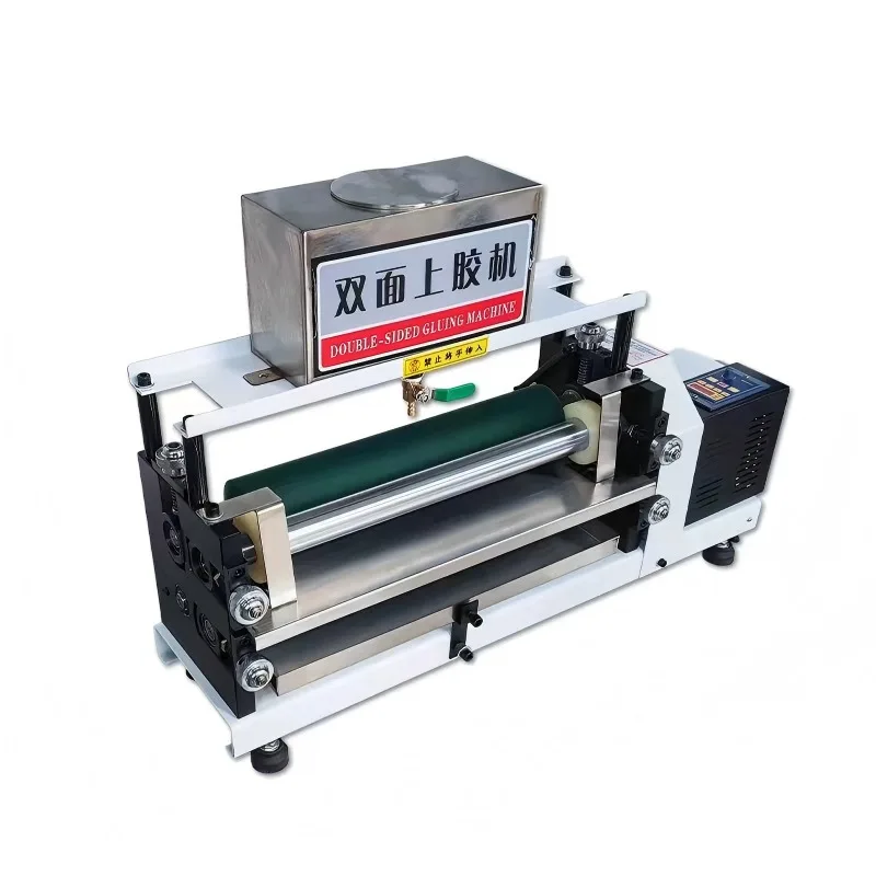 Automatic gluing machine, double-sided speed regulating white gluing machine