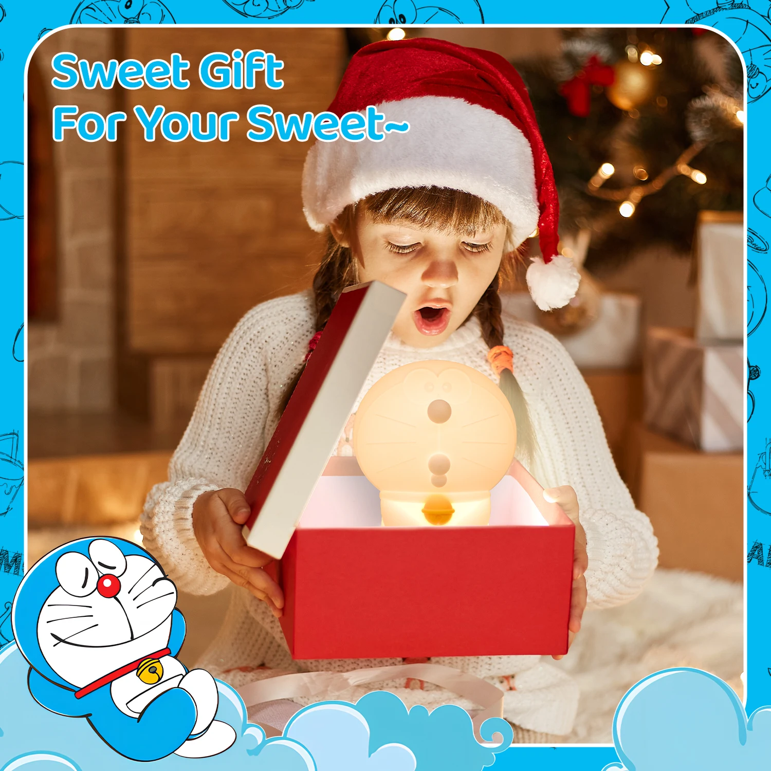 かわいいドラえもんナイトライトシリコーン保育園睡眠ランプタッチコントロール常夜灯 USB 充電式テーブルランプベビー子供用