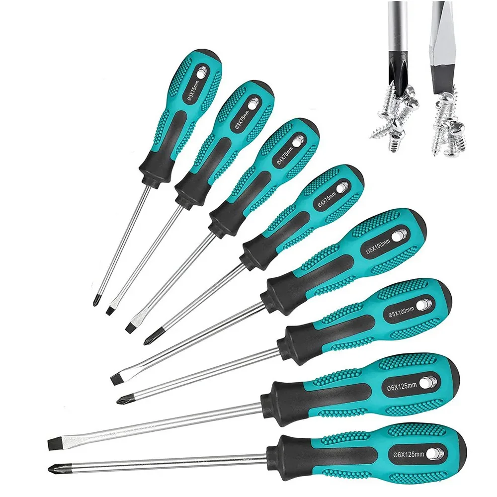 

Набор из 10 многофункциональных магнитных отверток, отвертки Phillips/шлицевые, инструменты для монтажа и ремонта