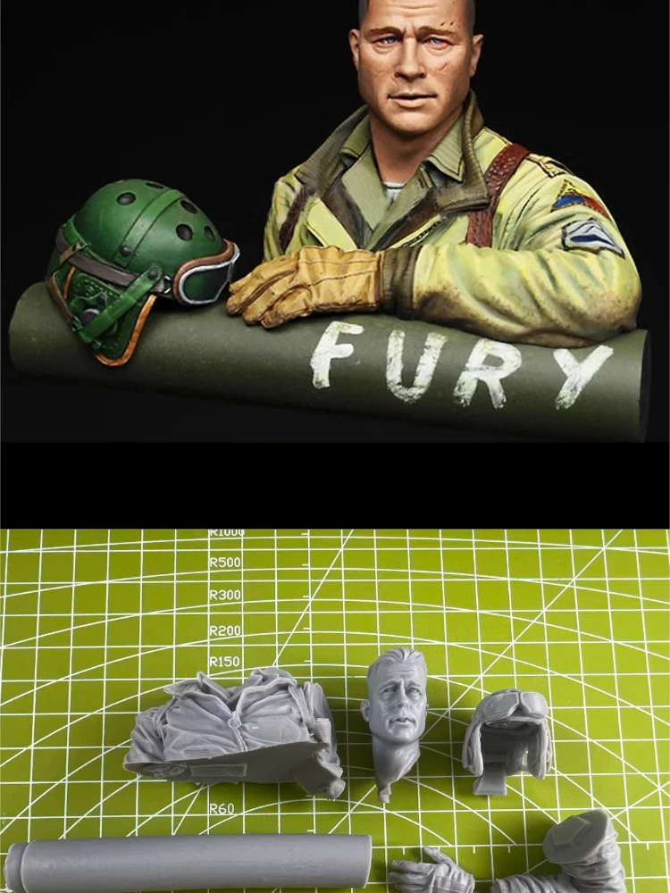 

High Quality 1:10 Die-casting Resin Model Assembly Resin Bust Statue Tank Soldier Unpainted State