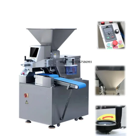 With Factory Best Continuous Dough Divider Bakery Equipment Automatic Dough Divider Rounder for Dough Ball Making