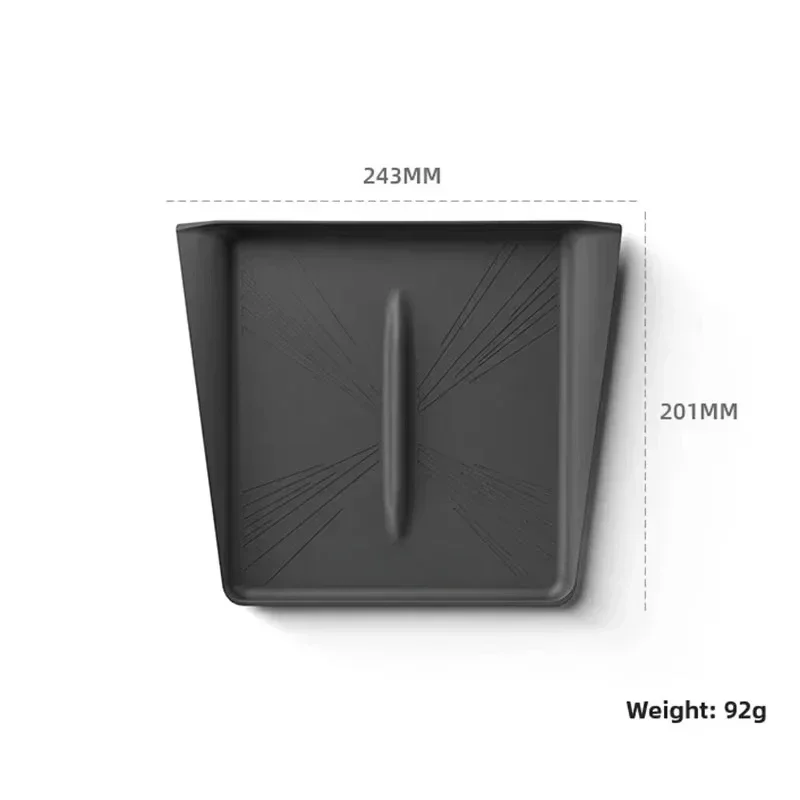 Car central control wireless charging silica gel pad car anti-skid pad For Tesla Model Y Juniper 2025 Car Interior Accessories