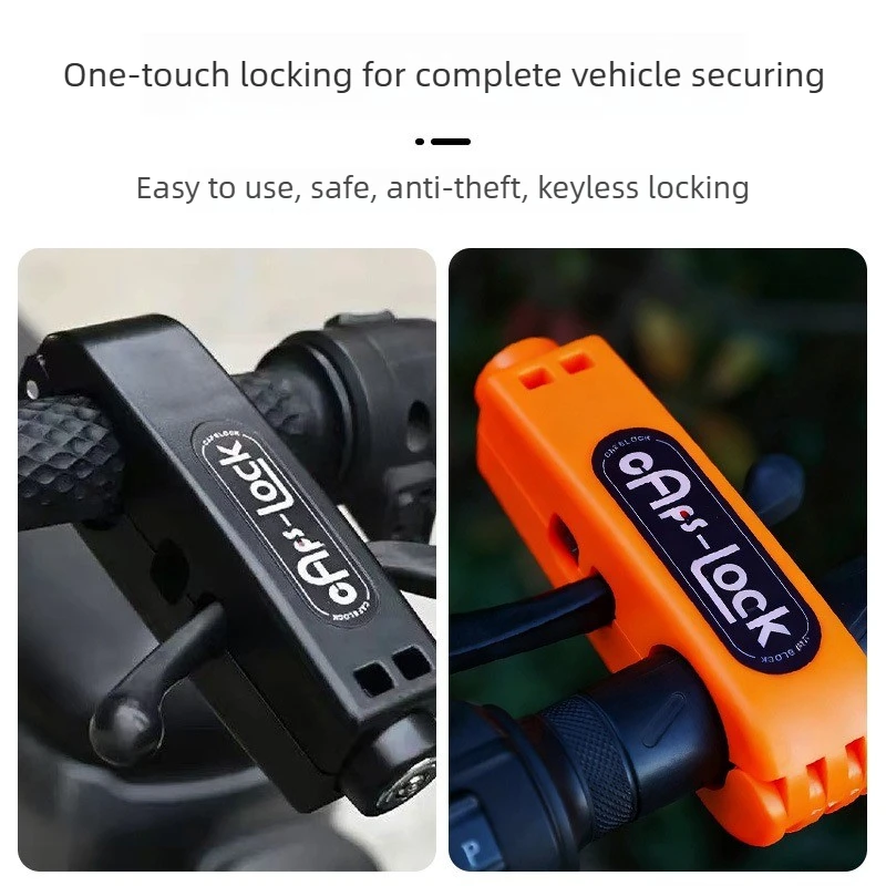

Portable Electric Bicycle Brake Handlebar Lock Universal Prevent Theft Handlebar Lock of Scooters and Motorcycles Accessories