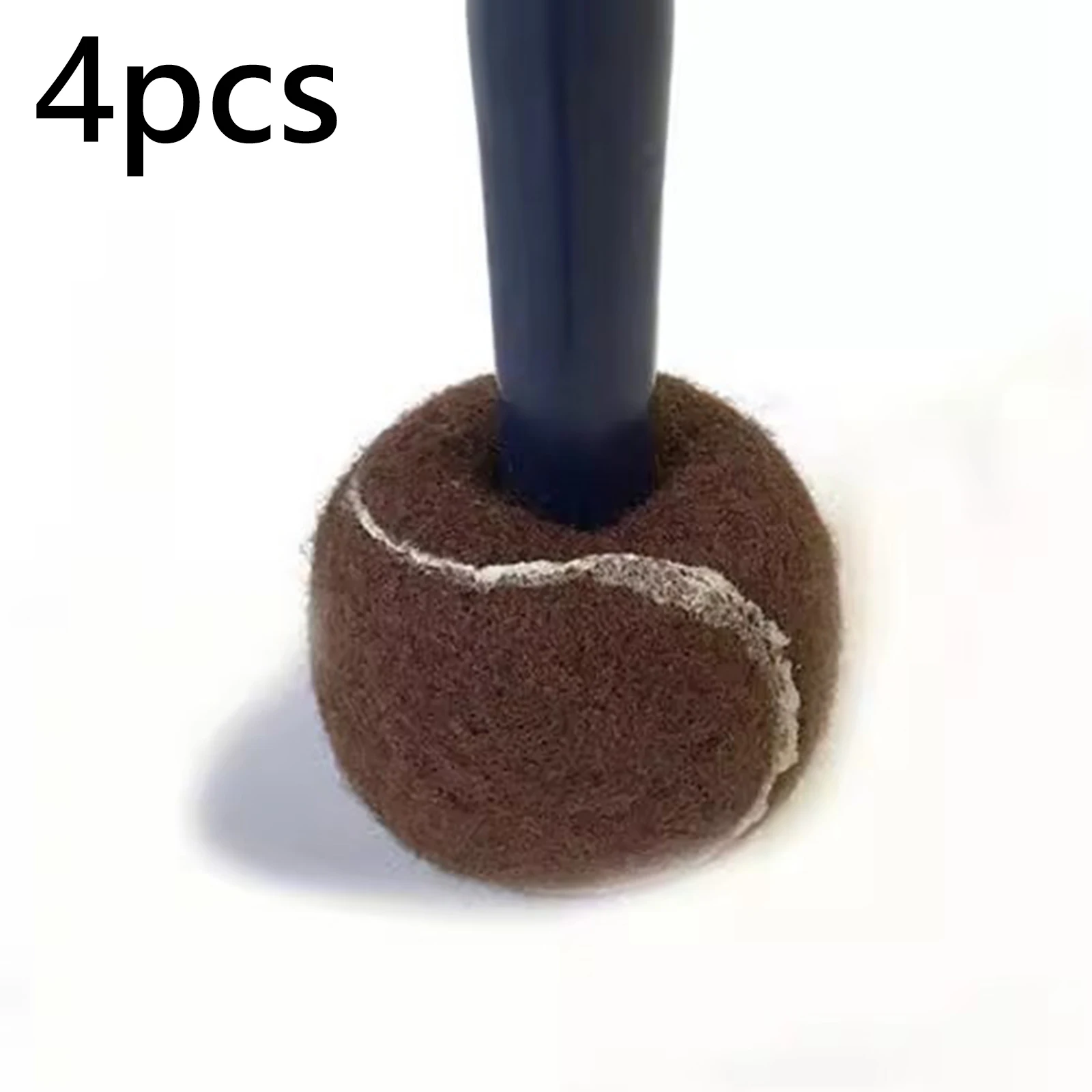 4Pcs/Set Furniture Leg Covers Tennis Balls Shape Cross Opening Supplies AntiSlip Floor Protection for Office Sofa Dining Room