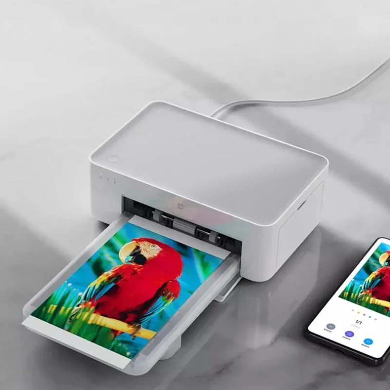 Xiaomi Mijia Photo Printer 6-inch High-Definition Auto Film Multi-size ID Photos Smart Printer Wireless Phone Photo Printer