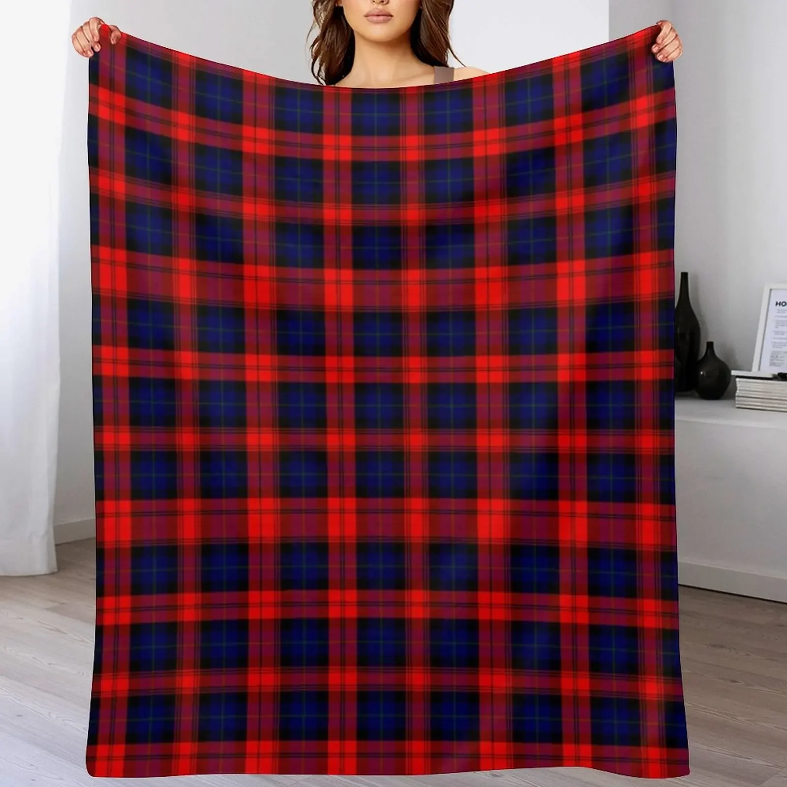 

Clan MacLachlan Tartan Throw Blanket Cozy Warm Blanket for Bed Room Decor