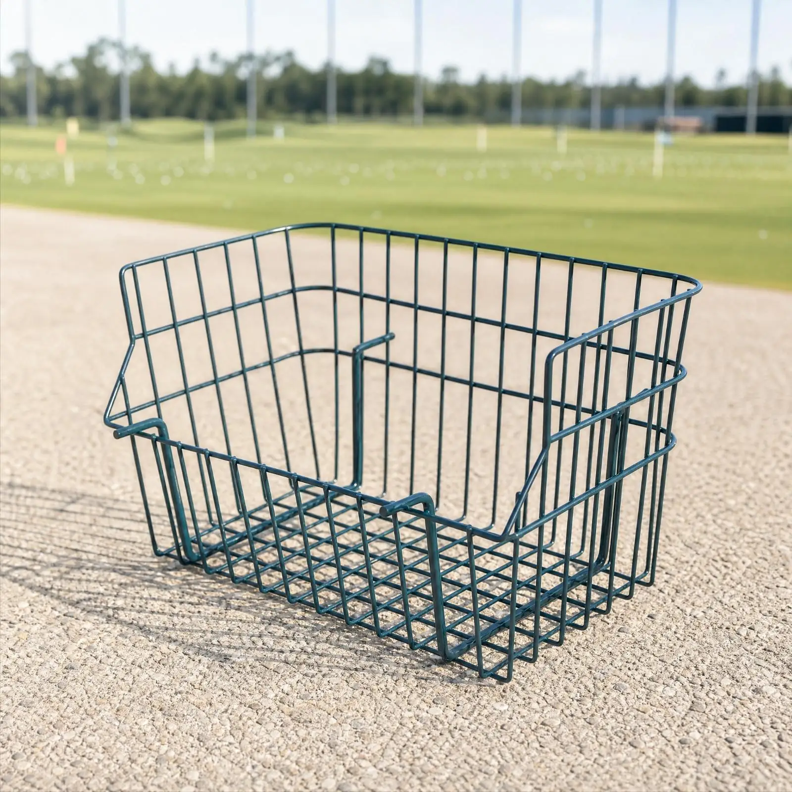 Golf Practice Ball Picker Basket Wire Mesh Stainless Steel for Range Cart Accessory Storage