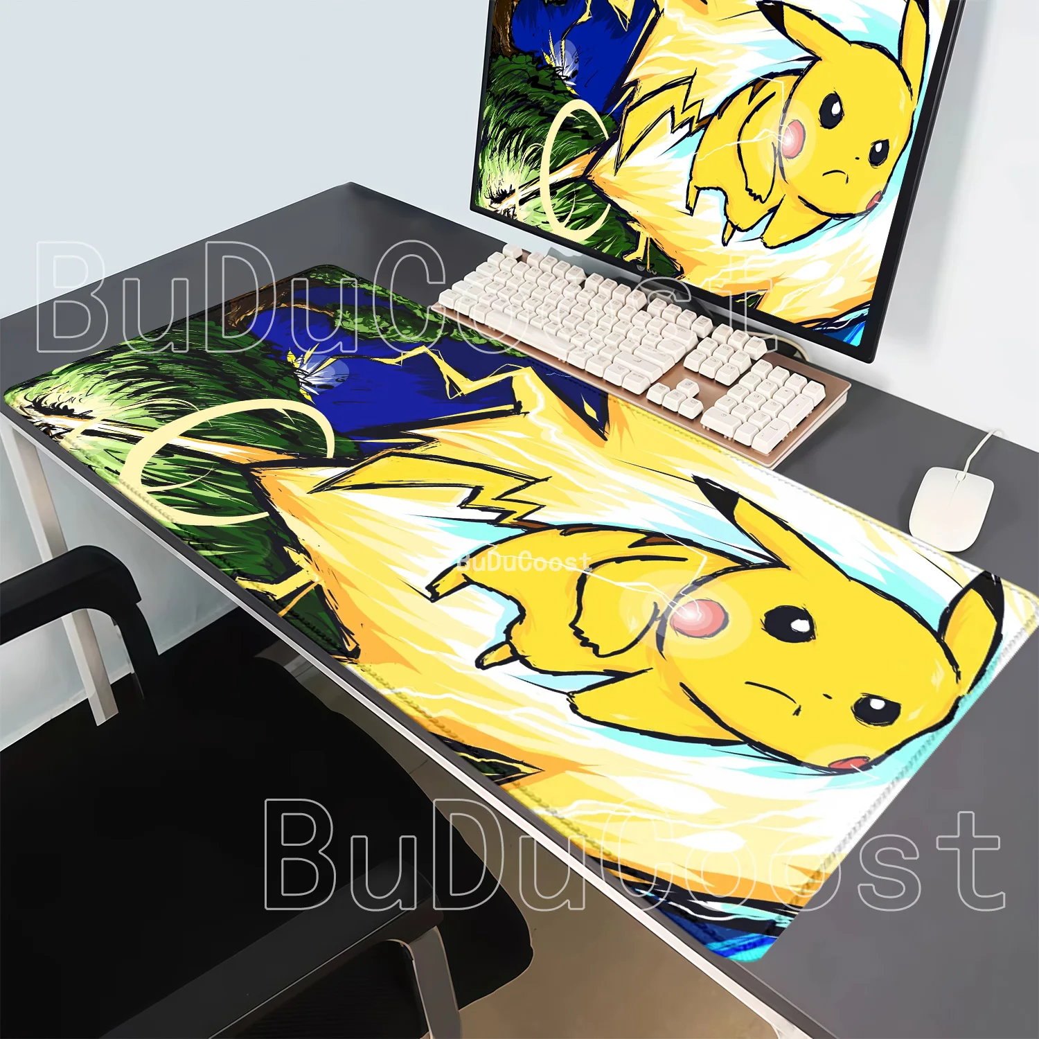 HD Printing Pokemon Larger Mou - Gaming Keyboard Typewriter recension och pris
