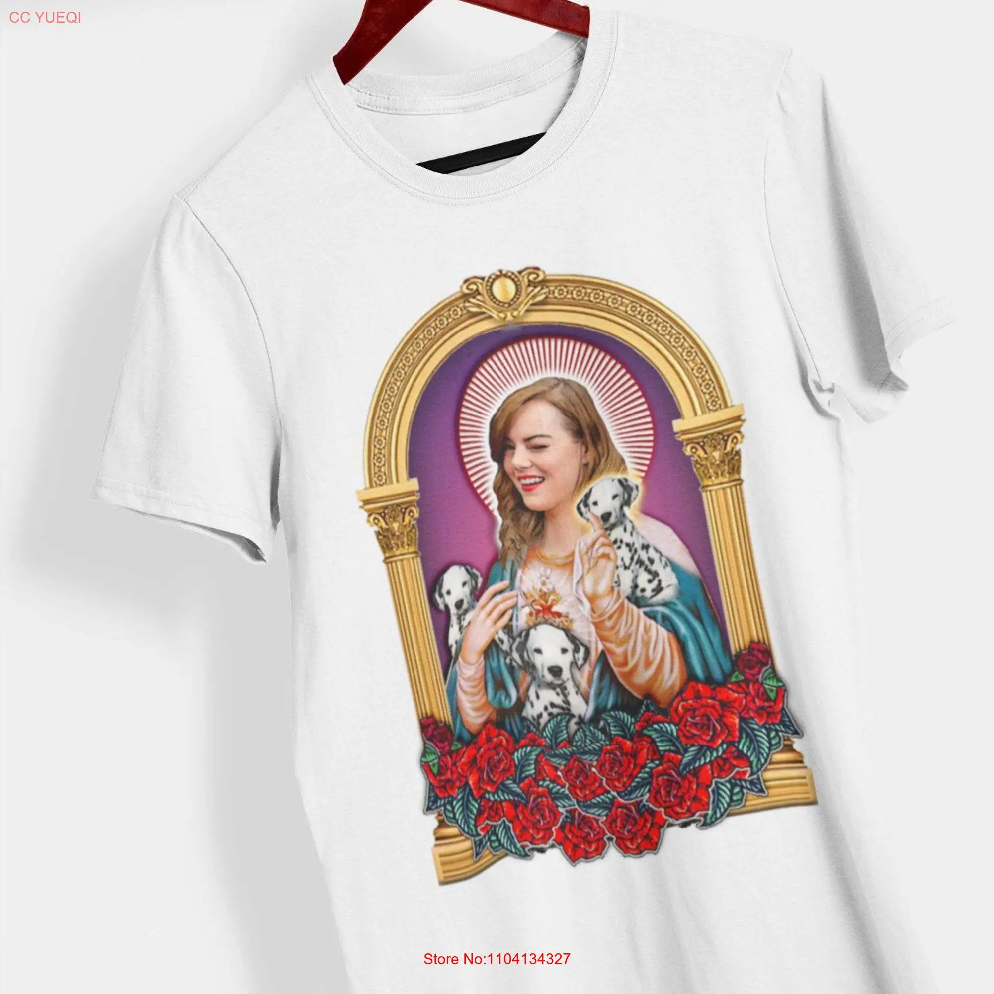 Saint Emma Stone T Shirt long or short sleeves