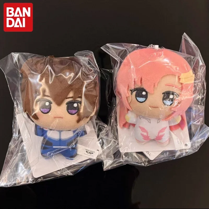 BANDAI Banpresto Gundam Seed Freedom Anime Plush Keychain Pilot Uniform Stuffed Bag Pendant Collectors Item Small Size