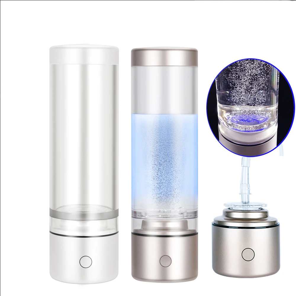 

IHOOOH Nano Rich Hydrogen Water Generator 6000PPB Anti-Aging SPE PEM Alkaline Ionizer Bottle portable High Pure H2 Ventilator