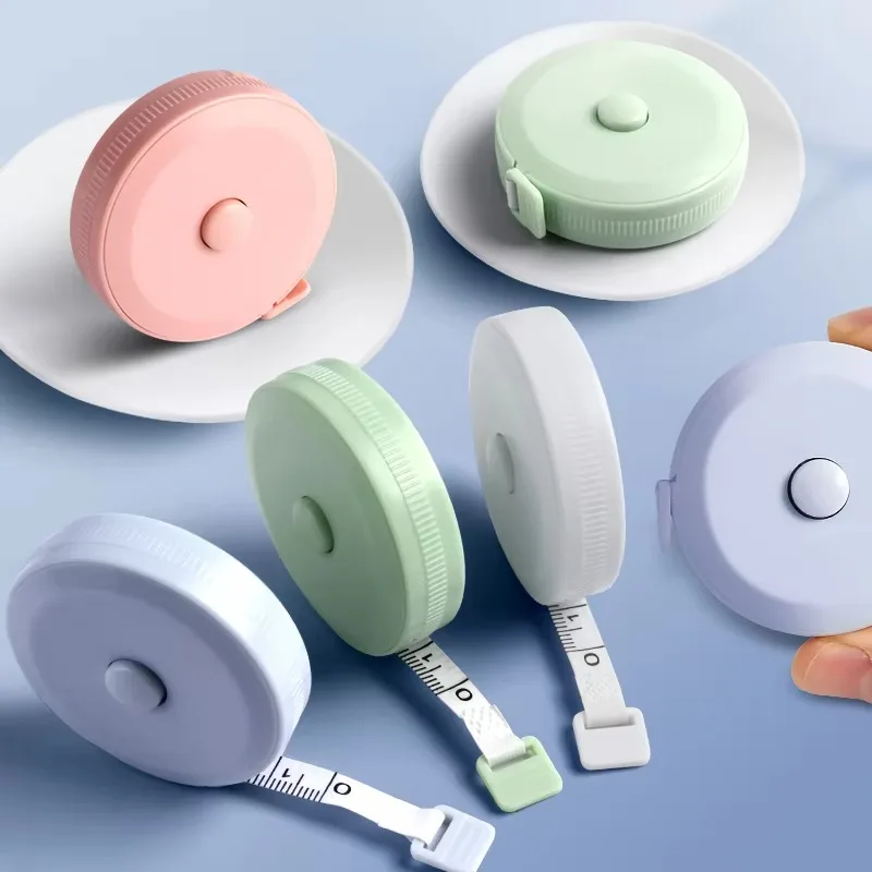 79 Inch 2 Meter Retractable Tape Measure Mini Pocket Sewing Cloth Tailor Fabric Body Measuring Tool Portable DIY Craft Durable