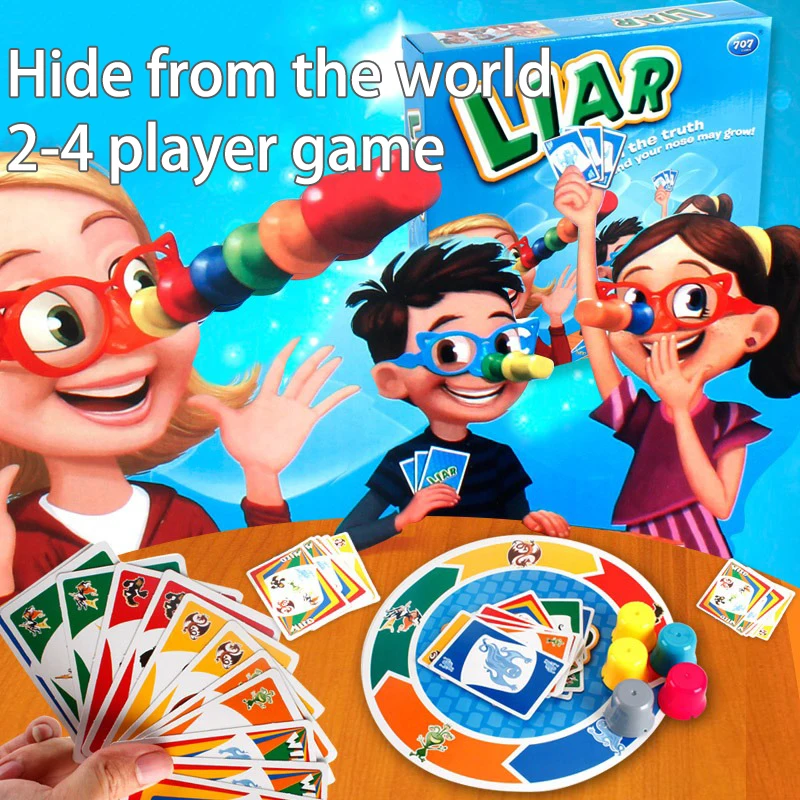 Guessing Who Is Lying Board Game Children's Desktop Puzzle Guessing Game Toy Parent-Child Interactive Desktop Education Game