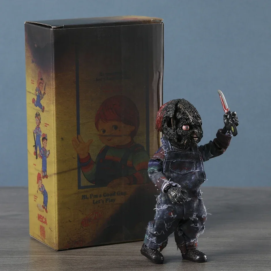 NECA Charred Chucky Scream Factory Limited Edition Collectible Model Doll Action Figure Toy