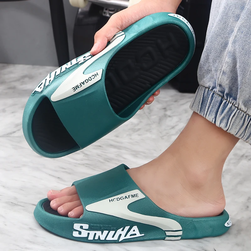 Sommer Herren Indoor Und Outdoor Modische Hausschuhe Rutschfeste Und Verschleißfeste Strandsandalen Weiche Sohlen Hause Rutschen