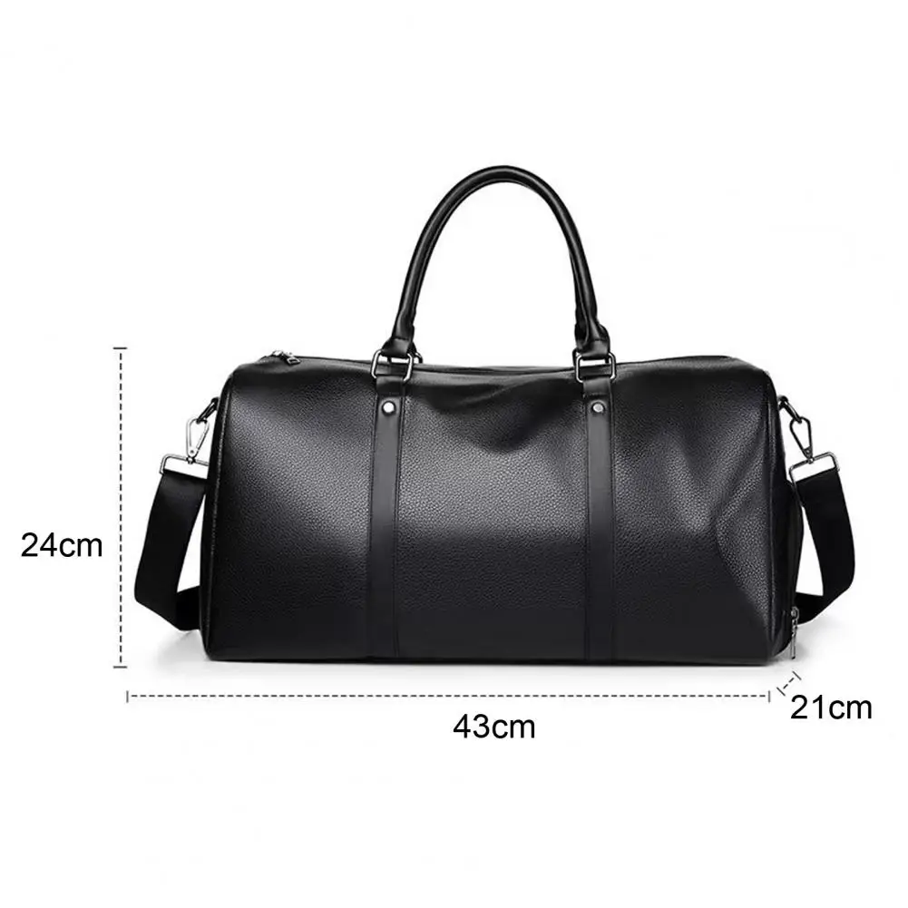 

Shoulder Bag with Shoe Compartment Capacity Shoulder Bag with Firm Stitching Dry Wet Separation Stylish Unisex for Business