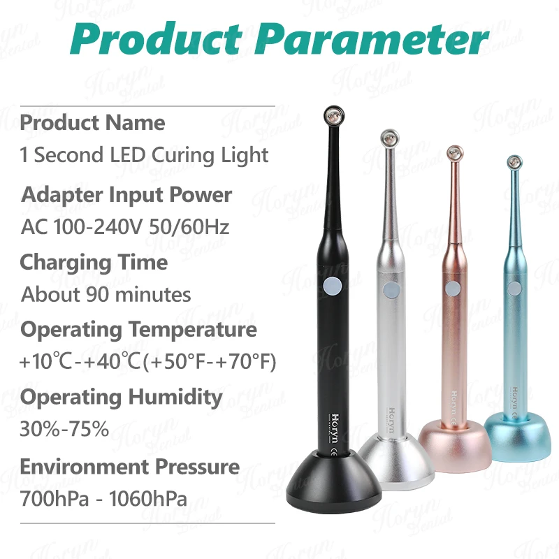 High Power Wide Spectrum Cure All the Oral Resin Materials Led Curing Light