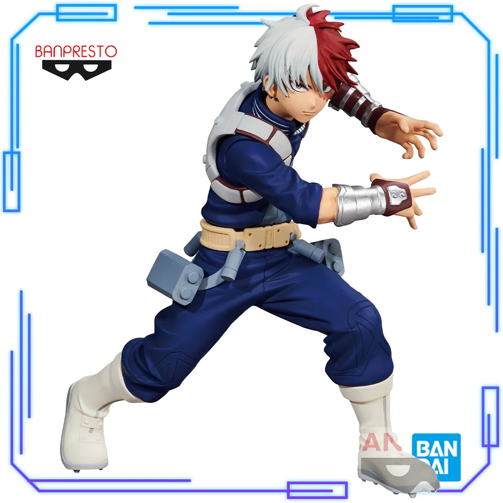 

В наличии Bandai Original Genuine Banpresto My Hero Academia The Amazing Heroes Todoroki Shoto 15 см Коллекционная модель игрушечные фигурки