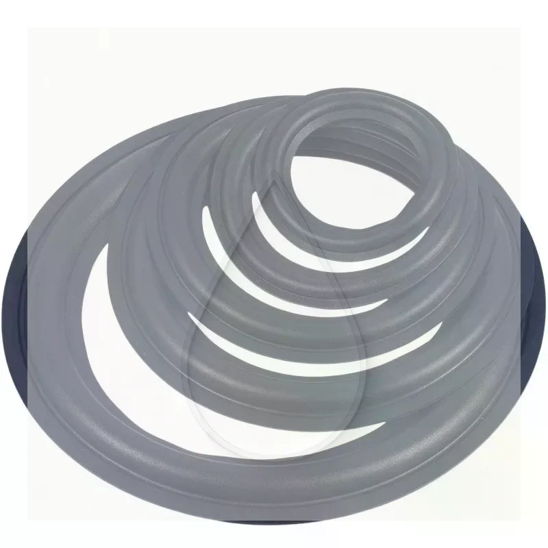 2Pcs Universal 3-12 Inch Woofer Speaker Rubber Surround Ring Anti-Aging Repair Parts for Home Audio Maintenance