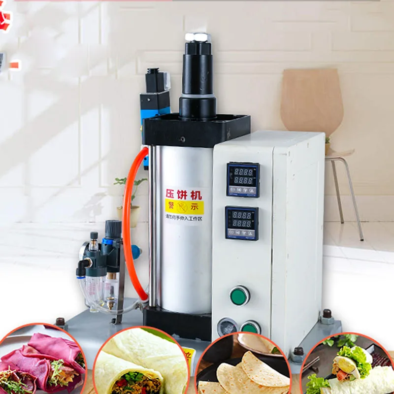 Cake Press Pancake Machine Spring Cake Burrito arrosto anatra torta torta singola Egg Filling Cake Pancake Bacon Flatbread Commercial