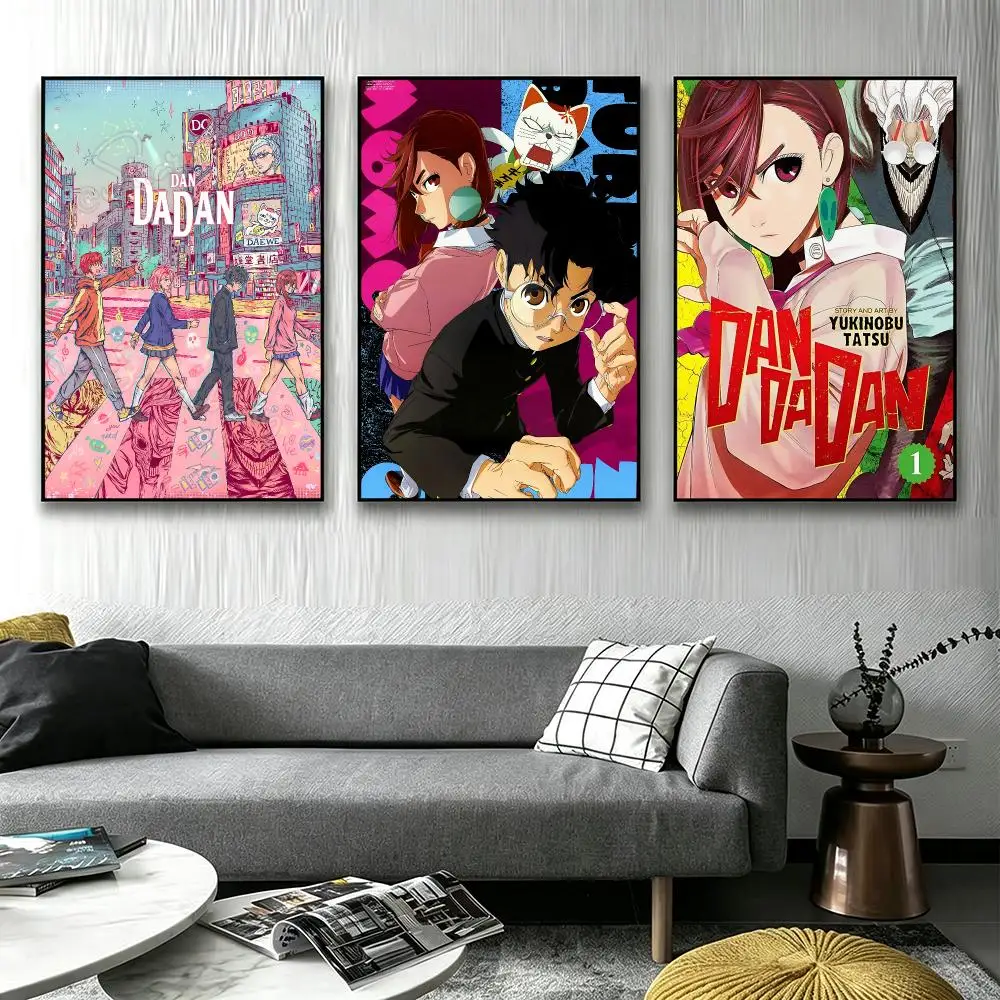 Manga Dandadan Poster Poster HD printing Sophisticated Style Wall Art Home Decor For Bedroom Living Room Creative Gift