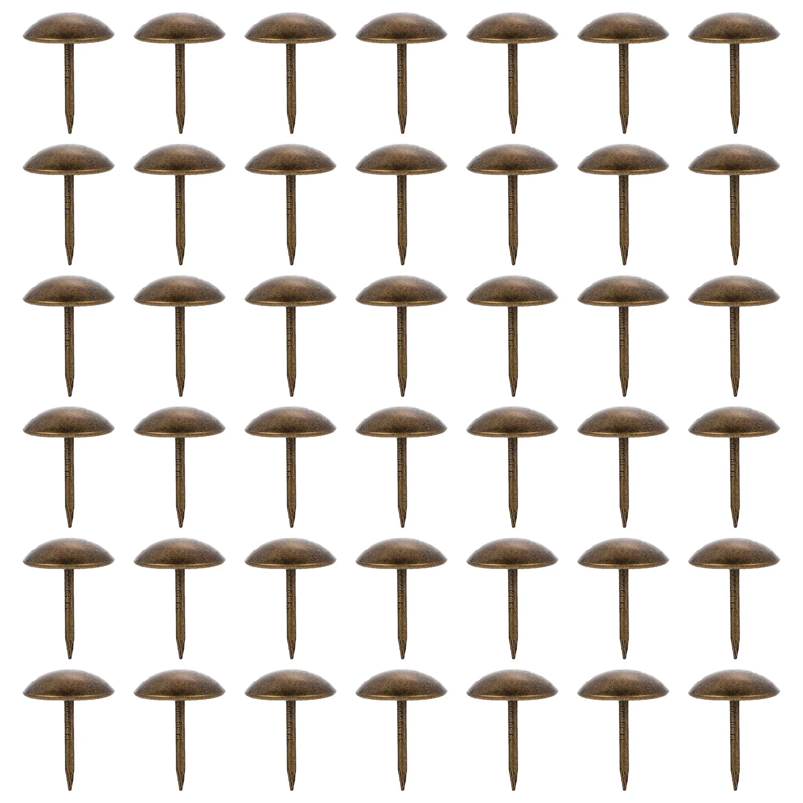 150 Pcs Copper Upholstery Nails Vintage Decor Bronze Push Furniture Brass Large Headed Tack Memos Cork Board Photos