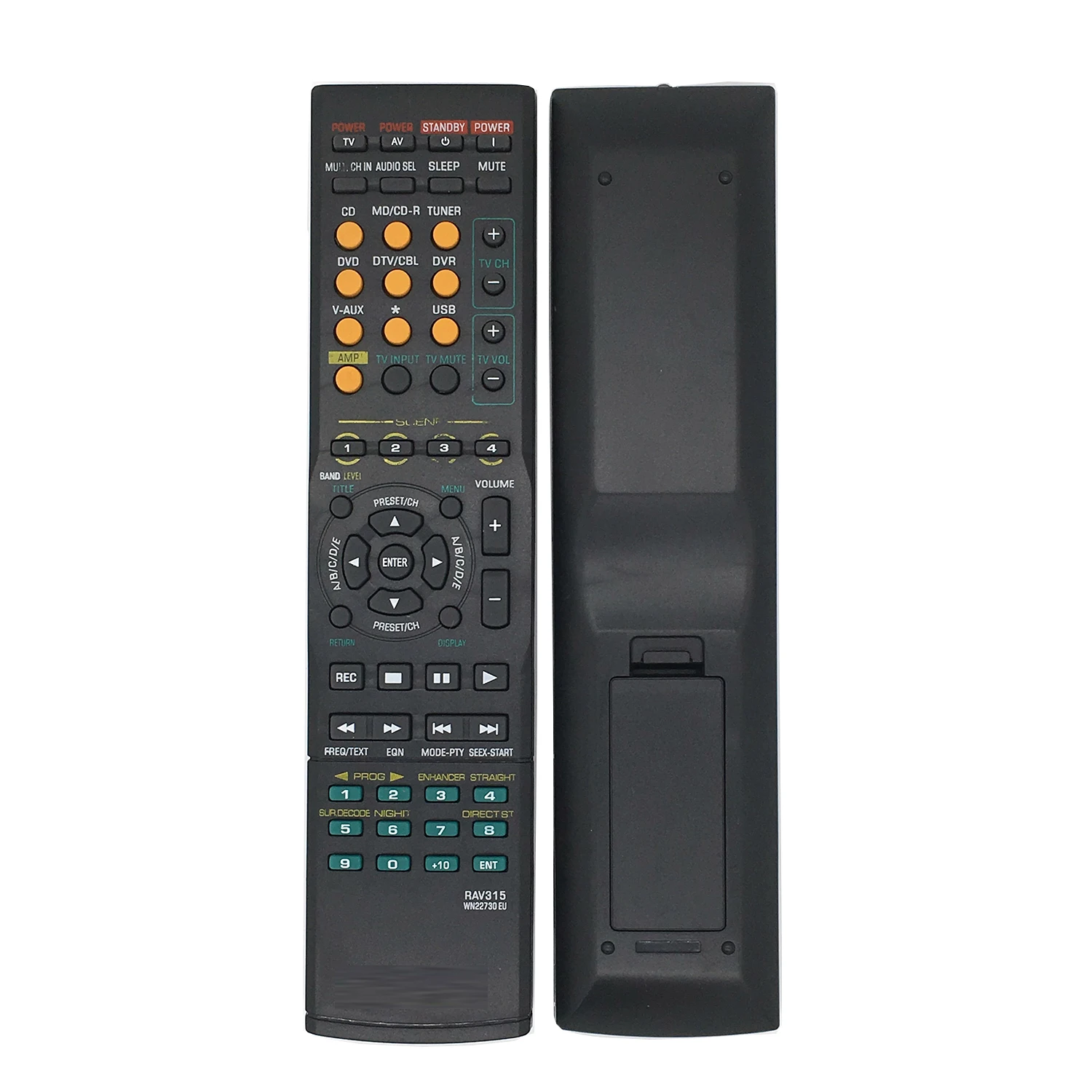 RAV315 AV Receiver Remote Control for Yamaha HTR-6025 HTR-6030 HTR-6050 RX-V361 RX-V361BL RX-V561 YHT-280BL YHT-380BL YHT-685SL