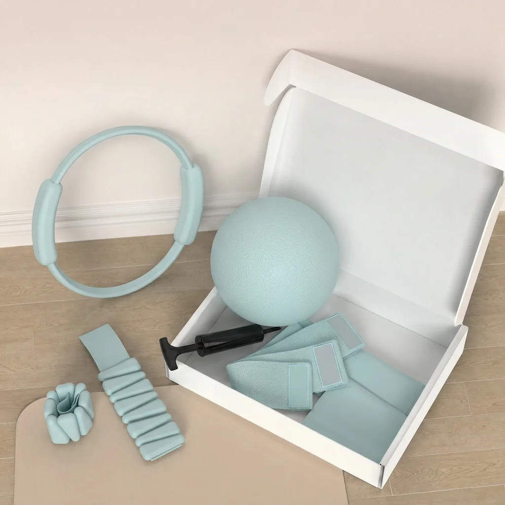 Pilates Ring Magic - Набор для пилатеса, эластичная лента с