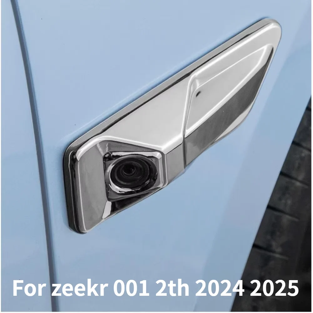 Car Upgrade For Zeekr 001 2021-2025 Car Exterior Backup/Rear View Camera Protection Cover Trim Carbon Fiber Carbon Fiber