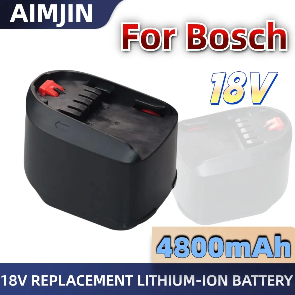 

Литий-ионный перезаряжаемый аккумулятор для Bosch, 18 в, 4,8 Ач, PBA, PST, PSB, PSR, Bosch Home, Garden Tools (TypeC only), AL1810CV