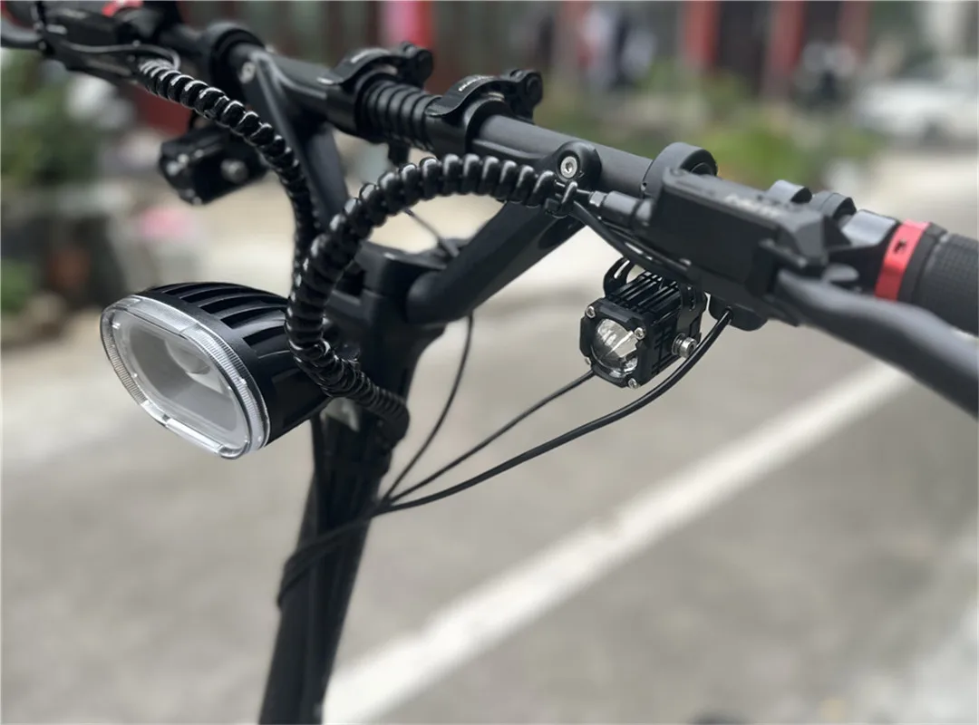 LED Driving Lights Waterproof Headlight for 12V--84V Electric Scooter With Switch Dualtron Thunder DT3 Victor Mini
