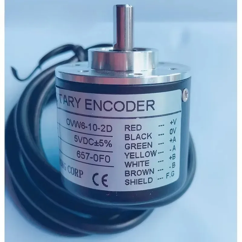 2026 5V Long Line Drives TTL Differential Output Incremental Rotary Encoder OVW6 Series 1000 Pulse 1024 Line