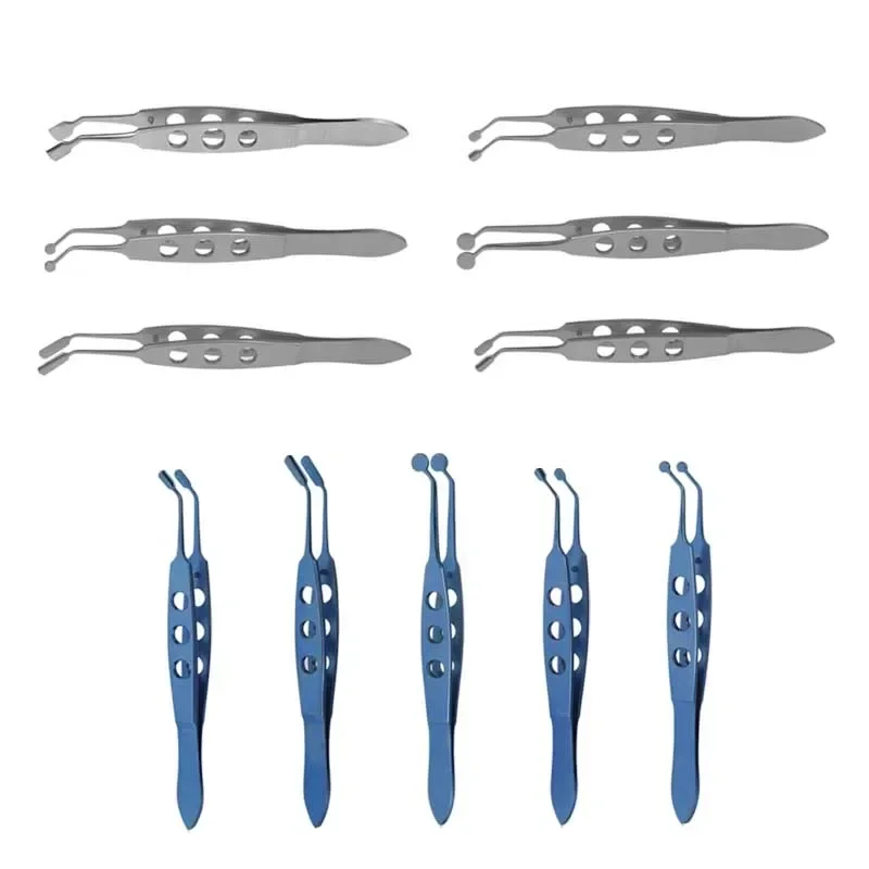 Stainless Steel/titanium Meibomian Massage Tweezer Clamp Gland Flap Eyelid Forceps Clip Eye Apparatus Tool Eyelid Tools