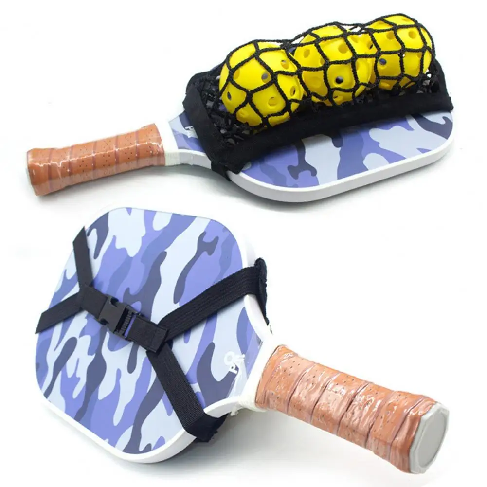 

Сетчатый держатель для мячей Pickleball, портативная сумка для переноски Pickleball, зажим для крепления весла, переноска для Pickleball для 3 мячей