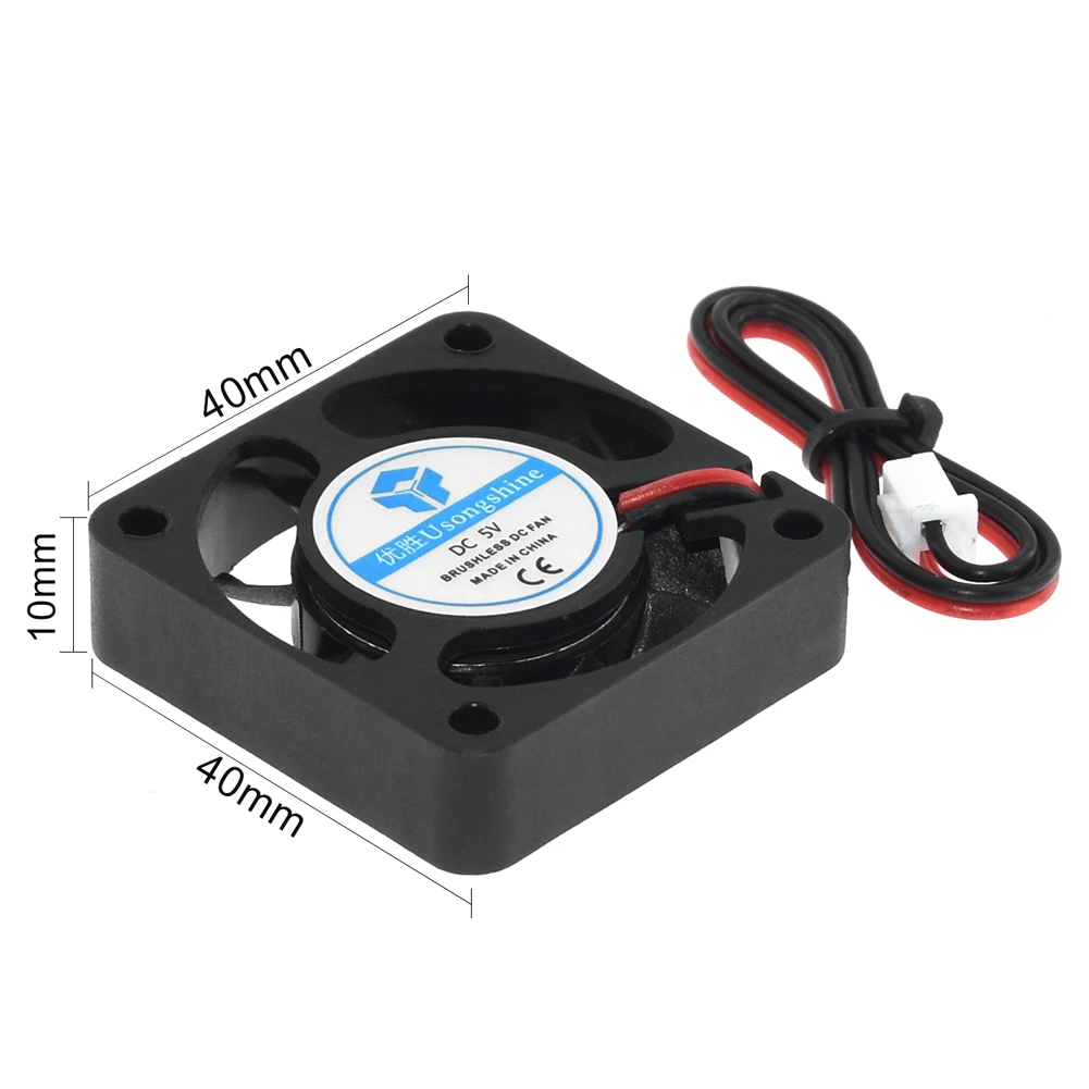 DC 5V/12V/24V Computer CPU Cooler Mini Cooling Fan 40MM 40x40x10mm/40x40x20mm Small Exhaust Fan for ender 3 CR10 3D Printer